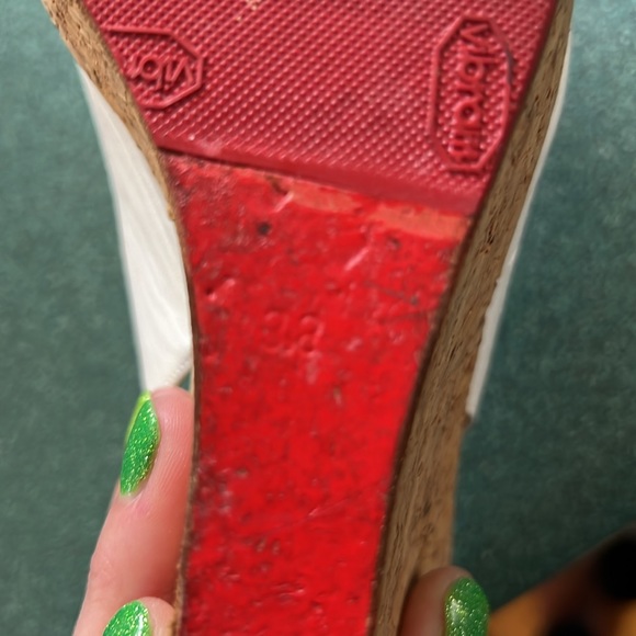 Christian Louboutin Cork Wedge Heels 38 - Picture 6 of 11